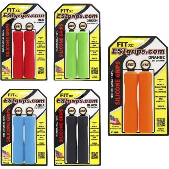 ESI Fit XC Grips (Red)