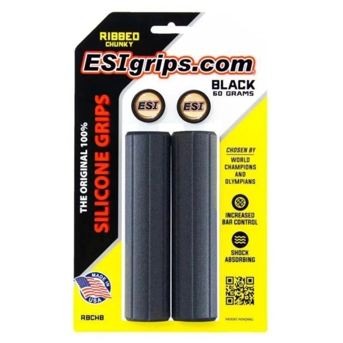 Manopla ESI Grips Ribbed Chunky DIVERSAS CORES 