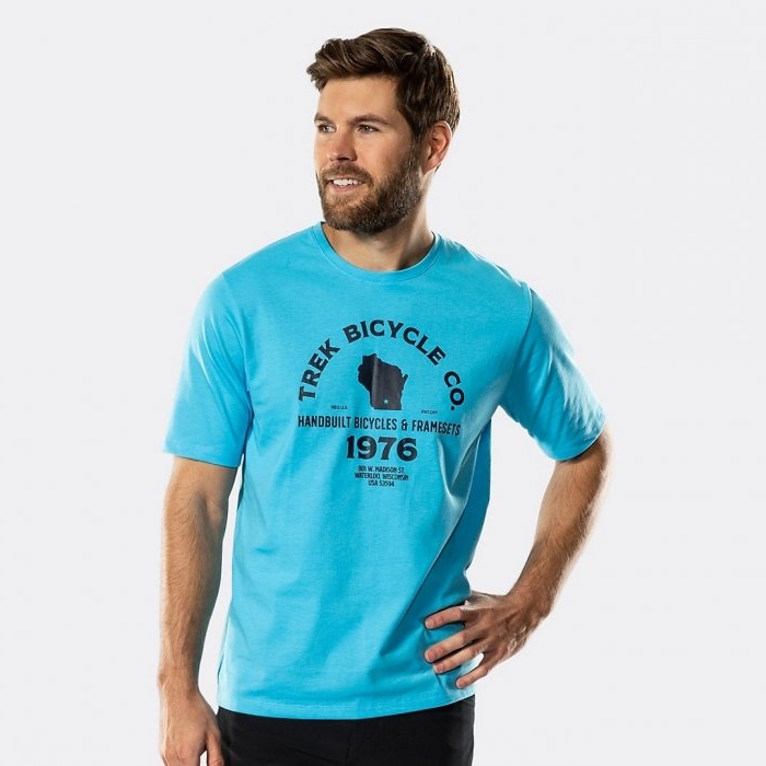 Camiseta Montanha Tech Bontrager Evoke AZUL M