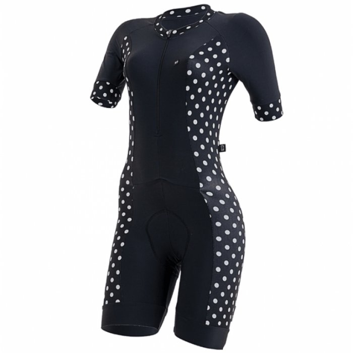 Macaquinho de Ciclismo Feminino Márcio May Slim Fit Paris GG