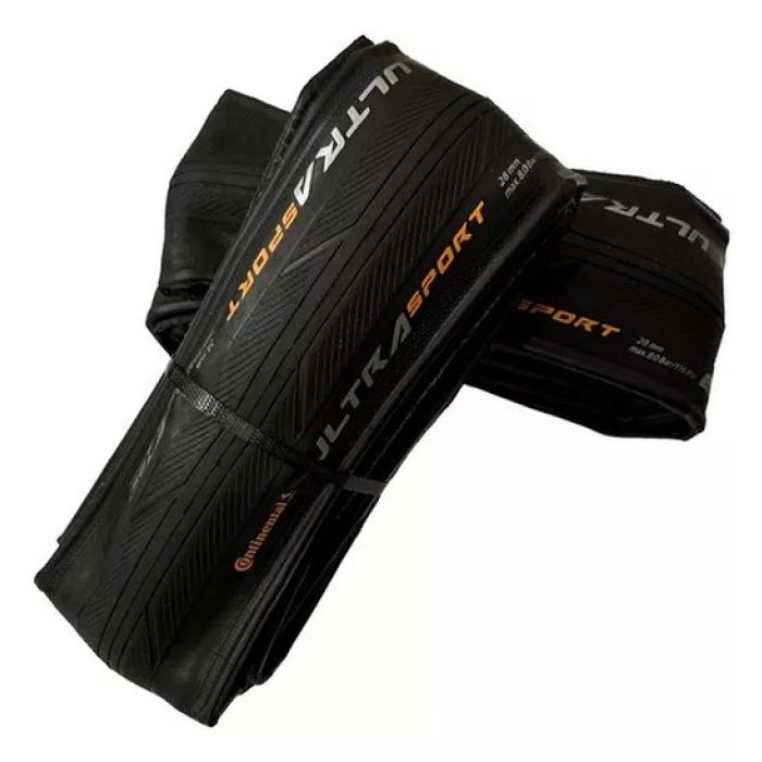 PAR DE PNEUS CONTINENTAL ULTRA SPORT III 700X28C PURE GRIP COMPOUND