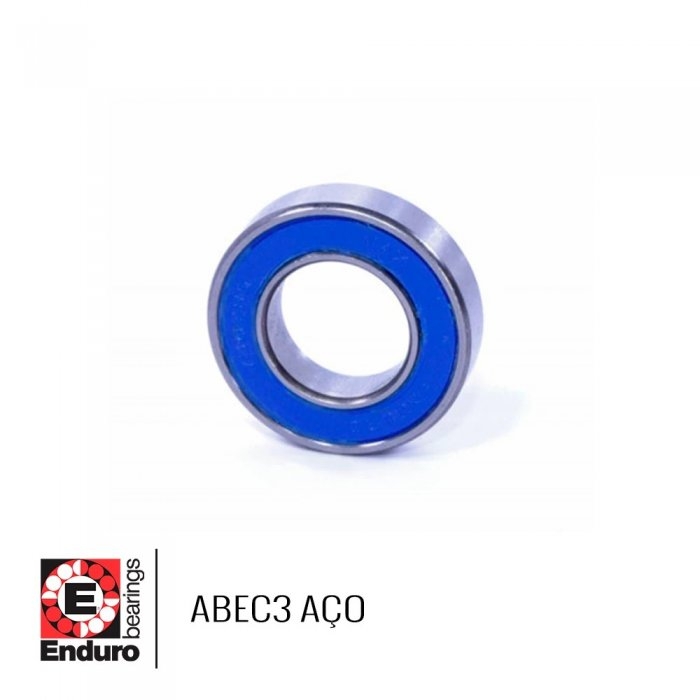 ROLAMENTO ENDURO ABEC3 6001 LLB AÇO (12x28x8)