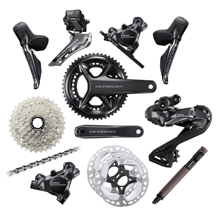 Grupo de marchas Shimano Ultegra Di2 COMPLETO pedivela 172.5 52/36t e cassete 11x34t