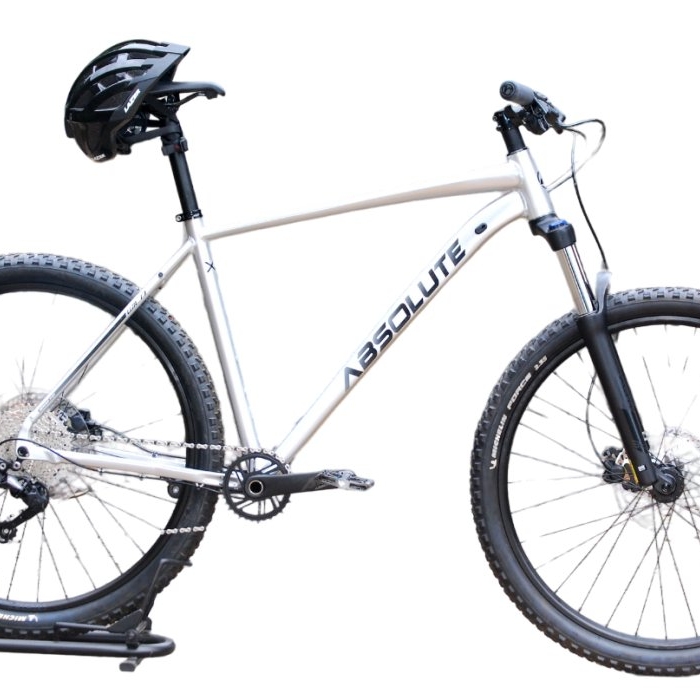 BICICLETA MTB ABSOLUTE WILD TAM XL PRATA 1X10 SHIMANO DEORE